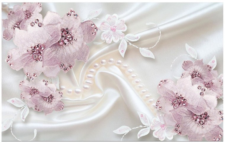 Шелковые нежные цветы