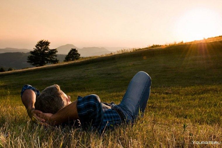 Мужчина на природе