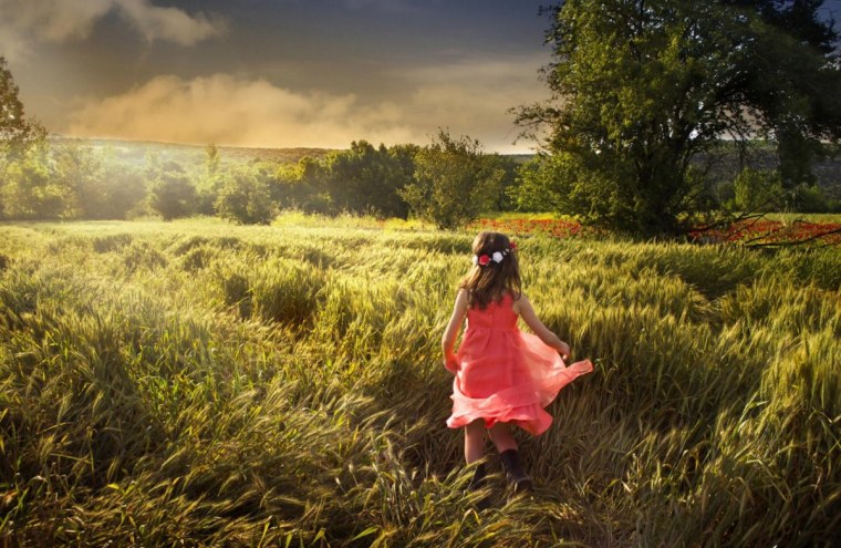 Красивая природа с людьми