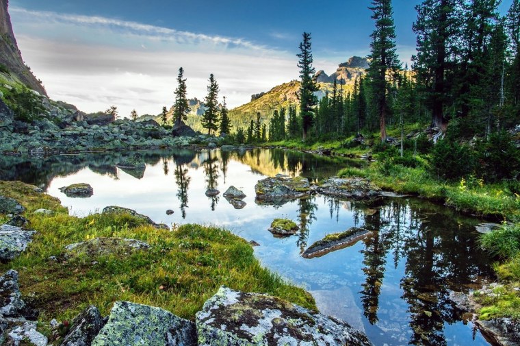 Хрустальные озера Тайга