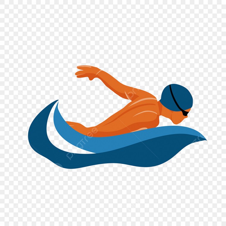 Баттерфляй плавание эскиз