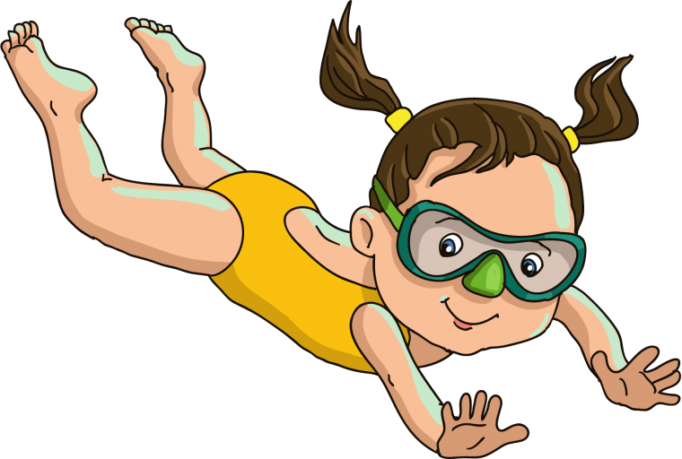 Плавать мультяшное