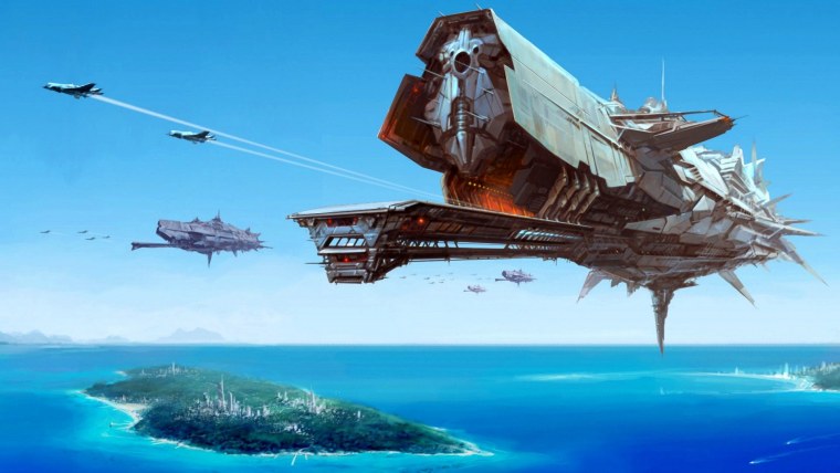 Милано корабль Concept Art