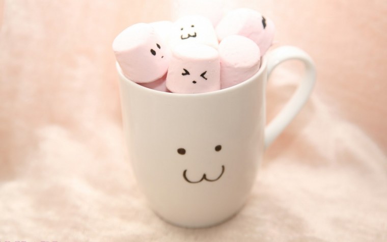 Зефирка улыбается