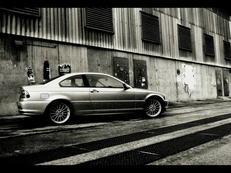 BMW e46 Coupe White Wallpaper
