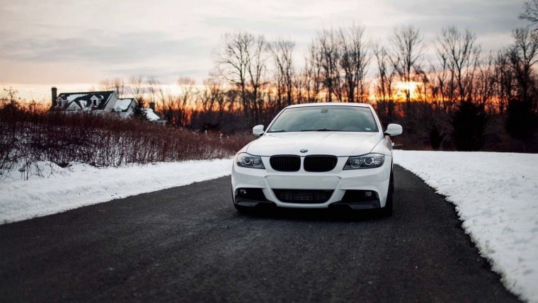 БМВ е90 зимой