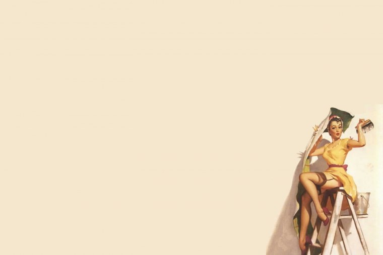 Иллюстрации в стиле пин ап