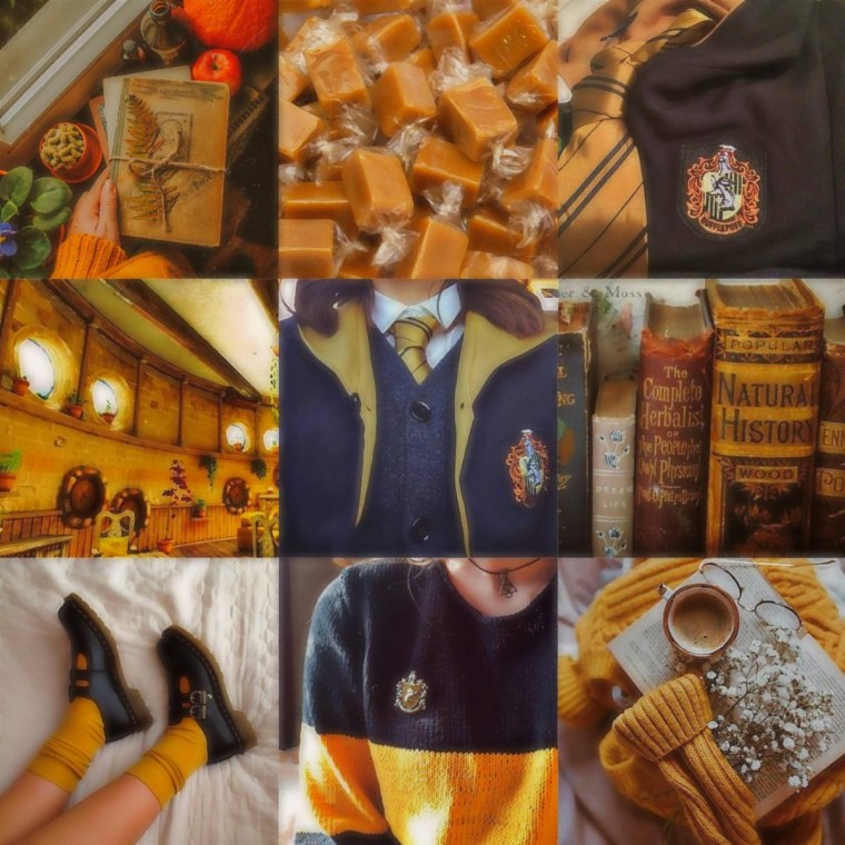 Эстетика Гарри Поттера Пуффендуй