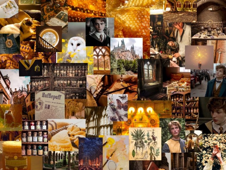 Эстетика Гарри Поттера Хаффлпафф