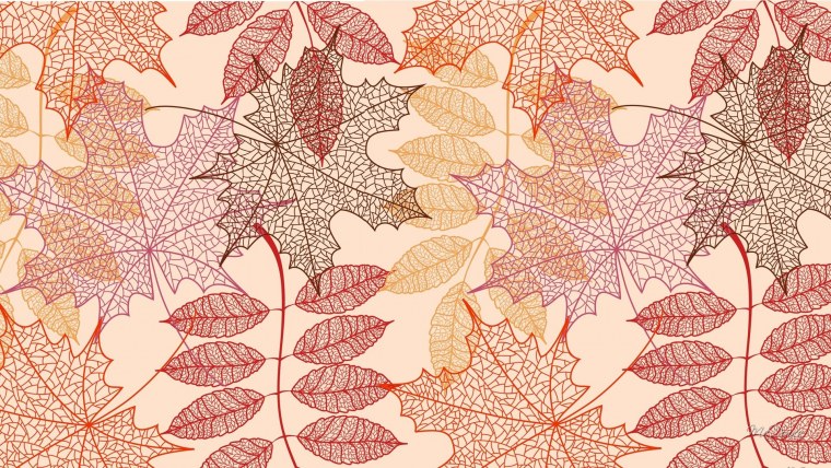 Бесшовный фон осень