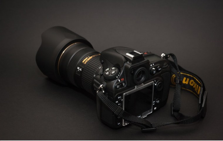 Фотоаппарат на природе