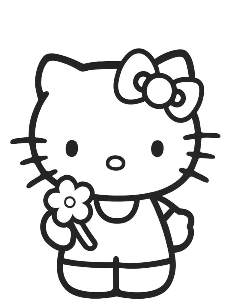 Хелло Китти раскраска