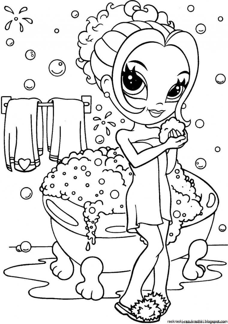 Раскраска для девочек