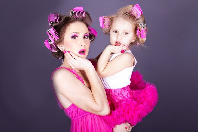 Фотосессия мама и дочка