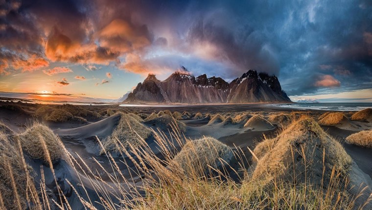 Горы сандфедль Исландия