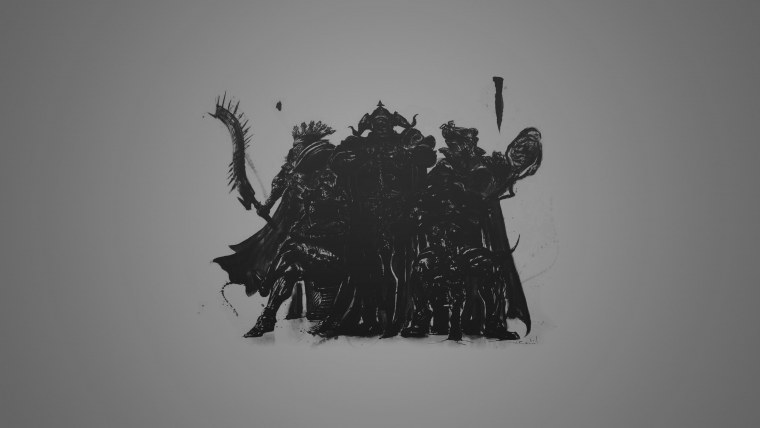 Одинокий воин арт