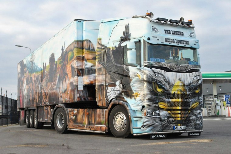 Scania s500 аэрография sweampas
