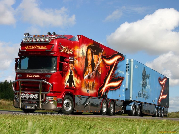 Красивые прицепы для грузовиков