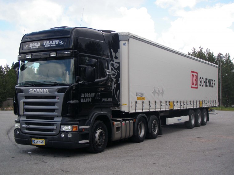 Скания r420 с полуприцепом рефрижератор