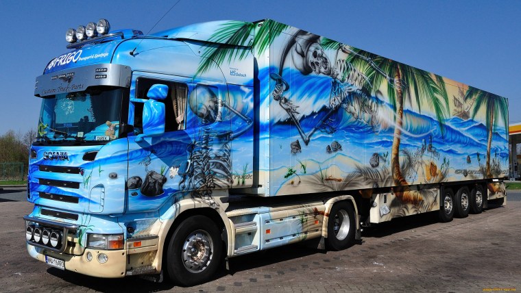 Грузовик Скания тюнингованный