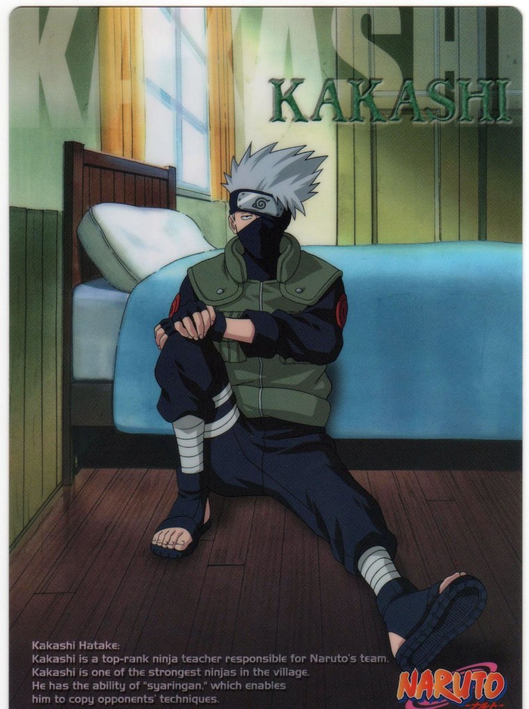 Наруто Какаши Хатаке сидит