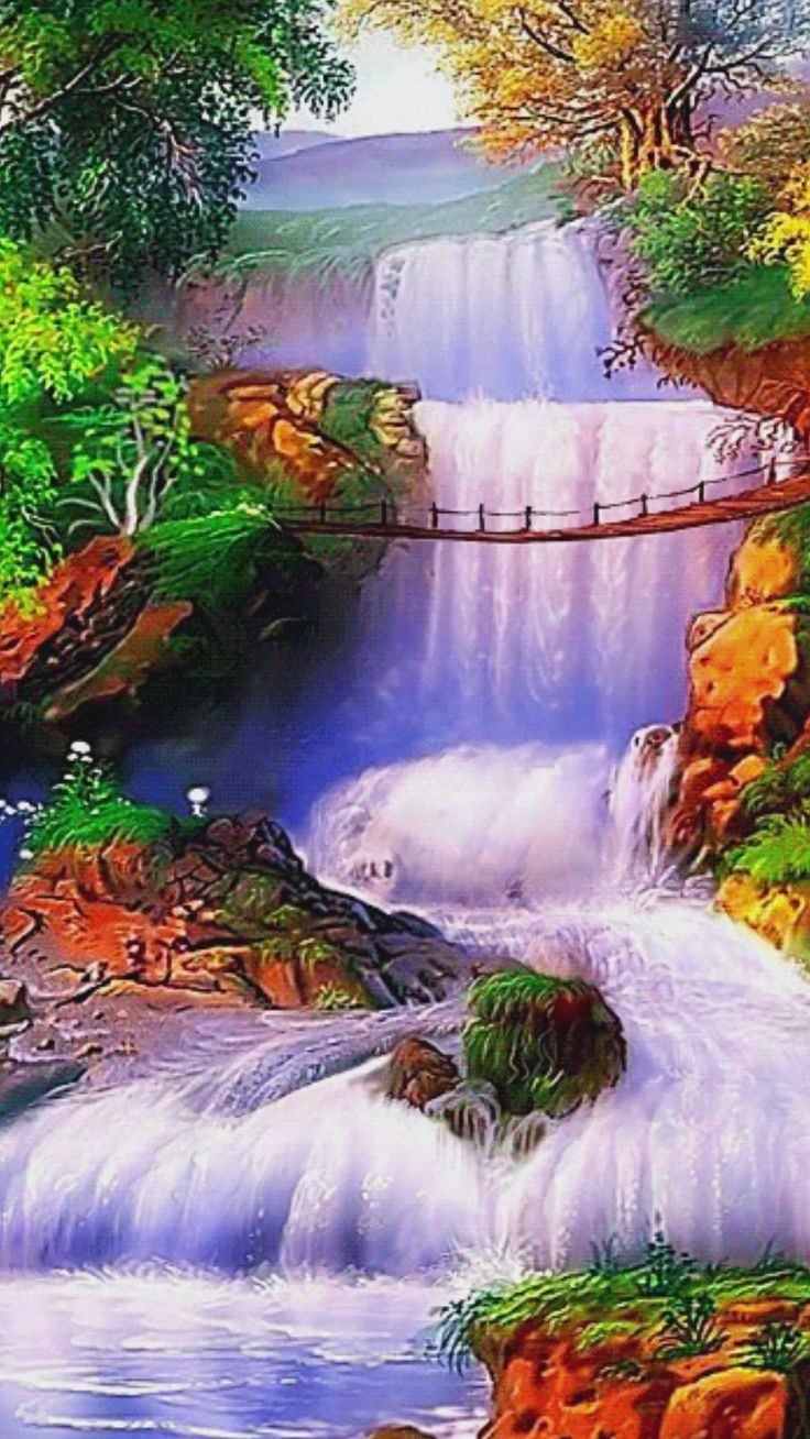 Живые водопады