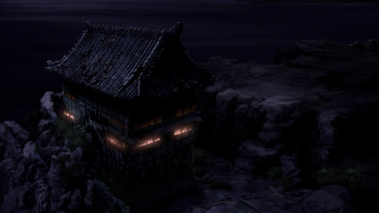 Ночной фон в японском стиле