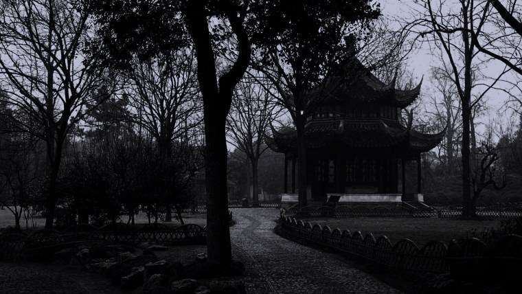 Темный фон в японском стиле