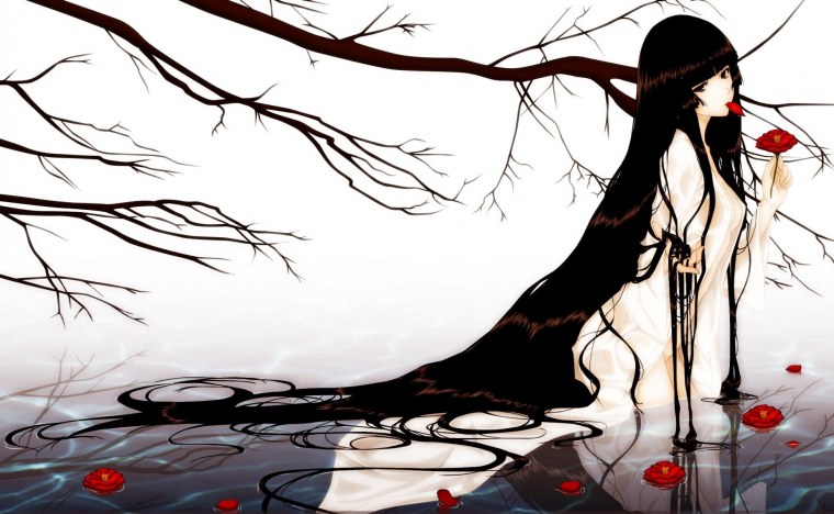 Девушка дерево арт