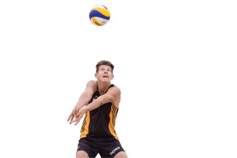 Волейболист без фона