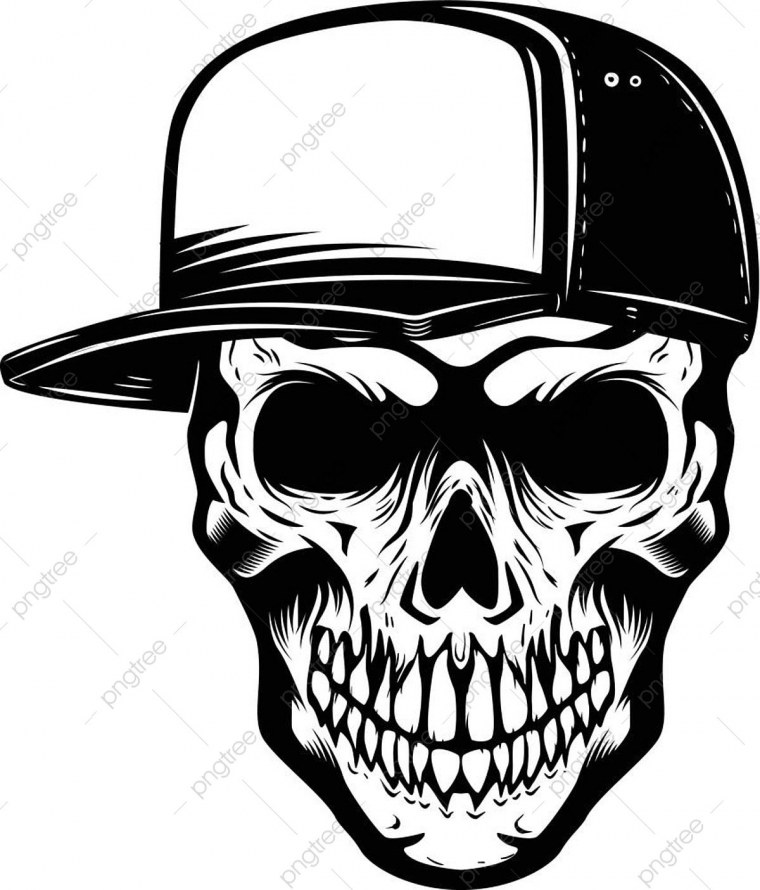 Череп в фуражке