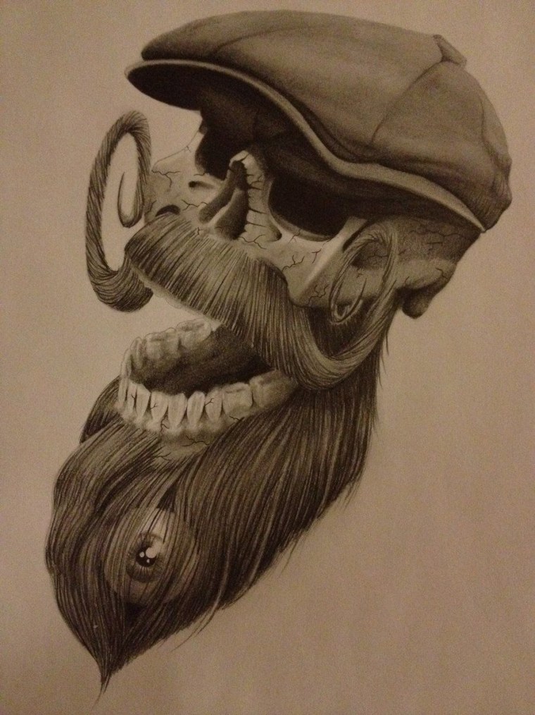 Череп ЧВК на кепку