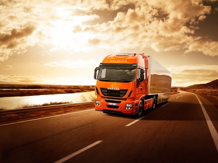 Смешной водитель грузовика