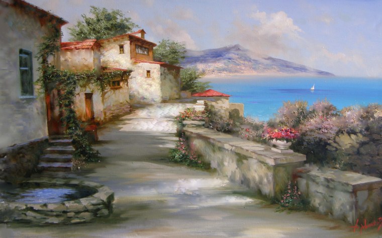 Милюков Александр художник картины Крым