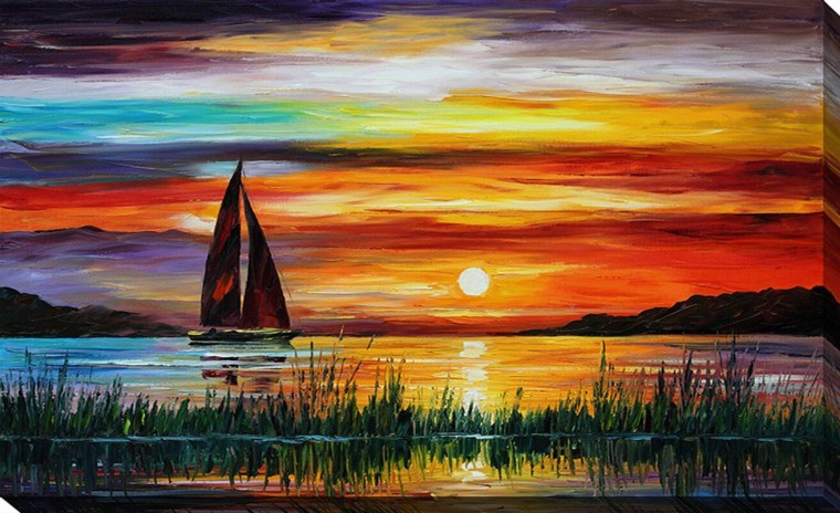 Леонид Афремов картина закат