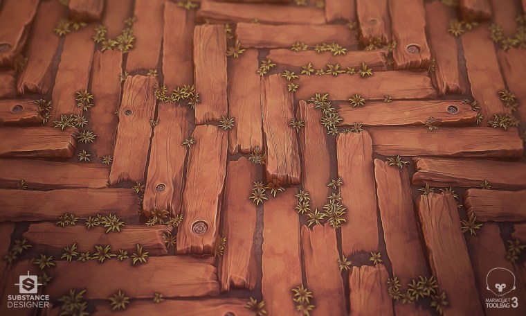 Стилизованные текстуры substance Designer