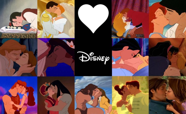 Диснеевские принцы поцелуй