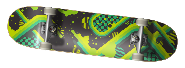 Скейтборд без фона