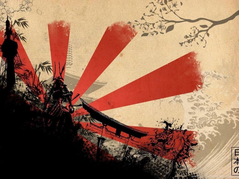 Арт Империя Японии Самураи