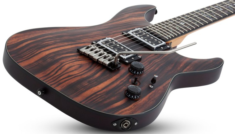 Schecter c-1 exotic trem ebony