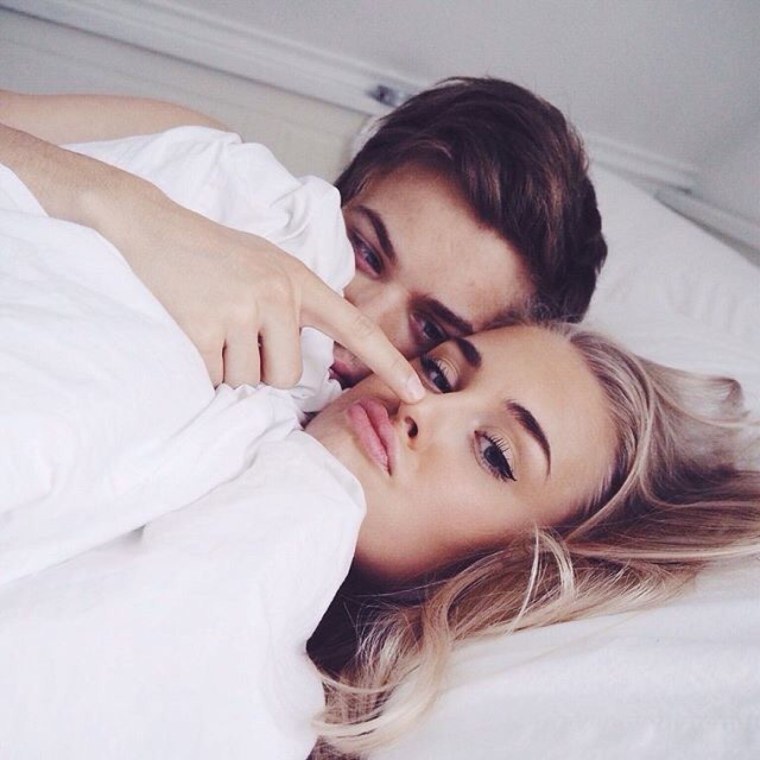 Милые селфи с парнем