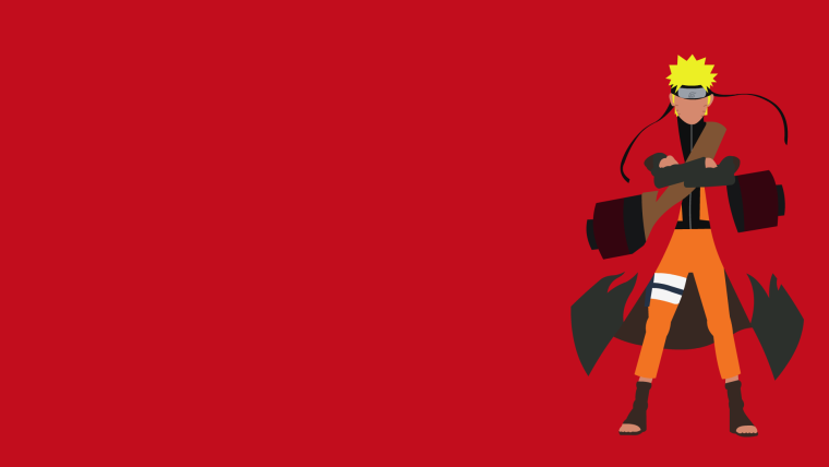 Наруто минималист Волпейпер