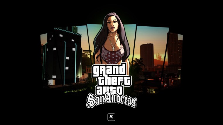 Grand Theft auto San Andreas Постер