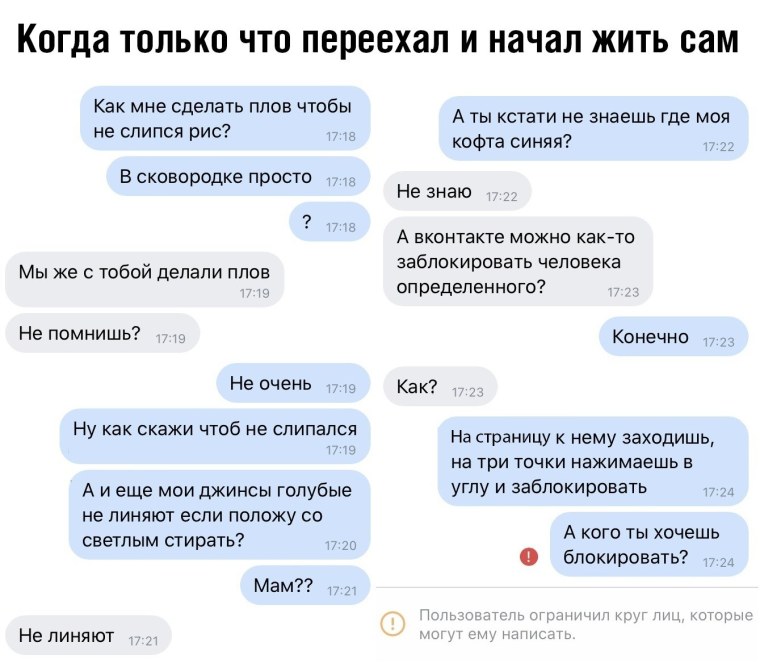 Когда начал жить отдельно от родителей