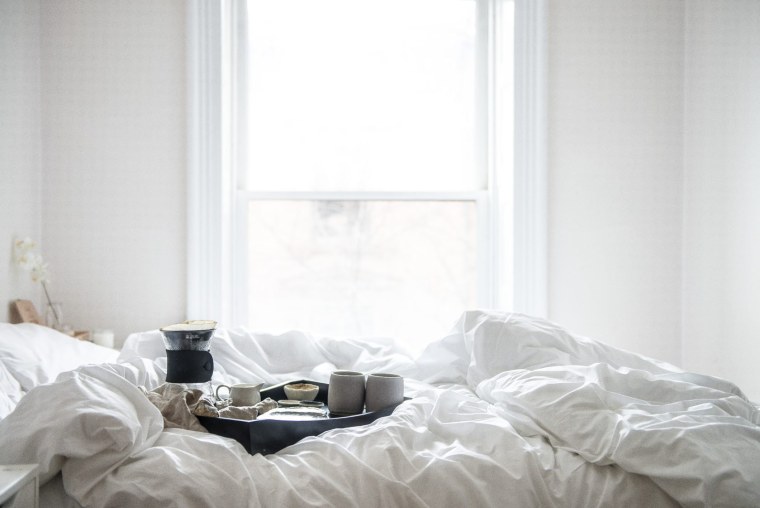 Утром в кровати