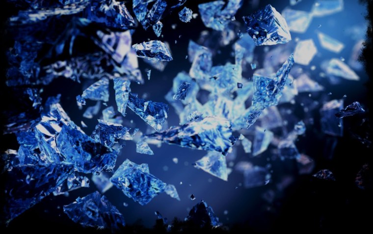 Лед трескается