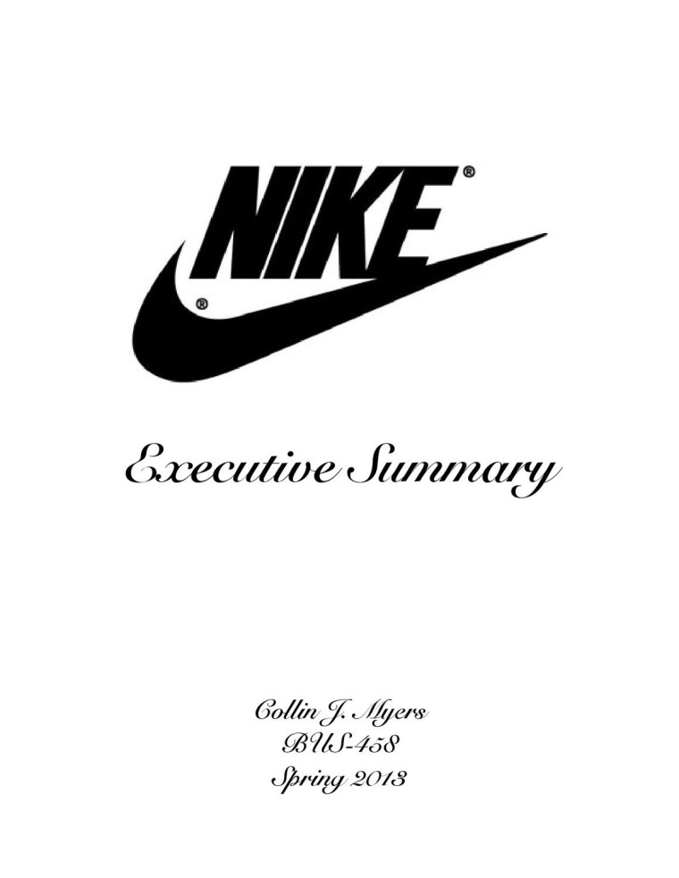 Первый логотип найк