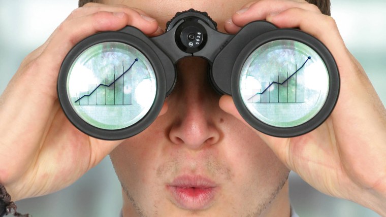 Мужик с биноклем