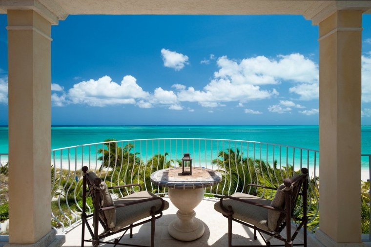 Вид на океан с террасы