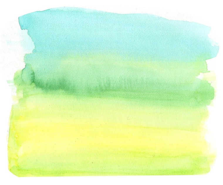 Розово голубая акварель